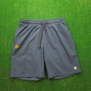 Baleaf 2-in-1 Running Shorts Mens Medium Navy Blue Athletic Gym Activewear